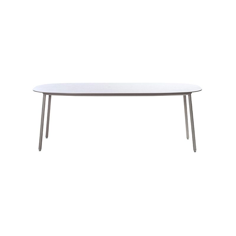 Dining Table Farmhouse Table with Metal Frame for Living Room