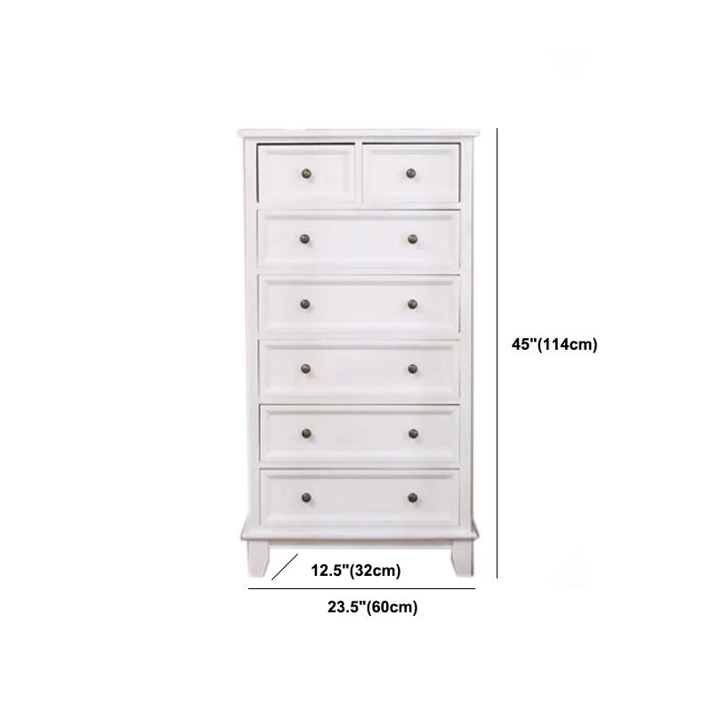 Traditional Storage Chest Solid Wood Storage Chest Dresser for Living Room