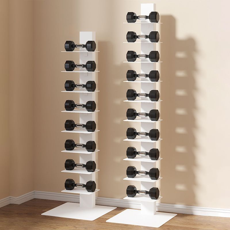 Modern Closed Back Vertical Bookshelf Metal Shelves Included Bookcase