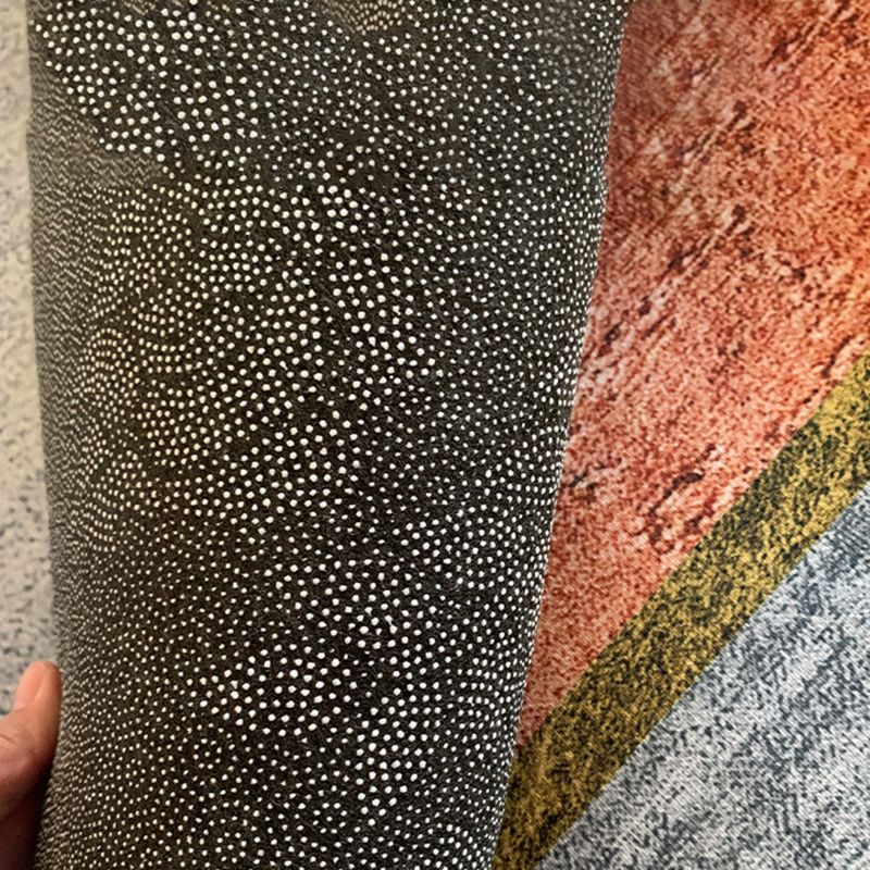 Bohemian Area Rug American Print Polyester Area Carpet Stain Resistant Rug