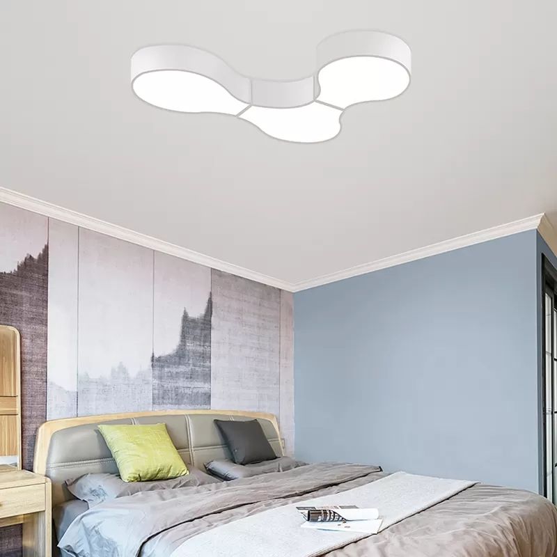 Metal and Acrylic Ceiling Mount Light Modern Style LED Ceiling Lamp for Living Room