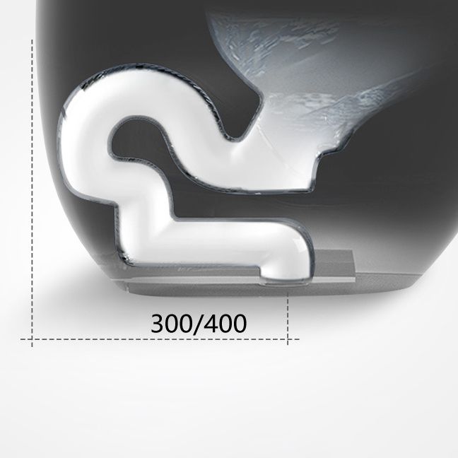 Modern Floor Mount Toilet Bowl One Piece Toilet with Seat for Bathroom