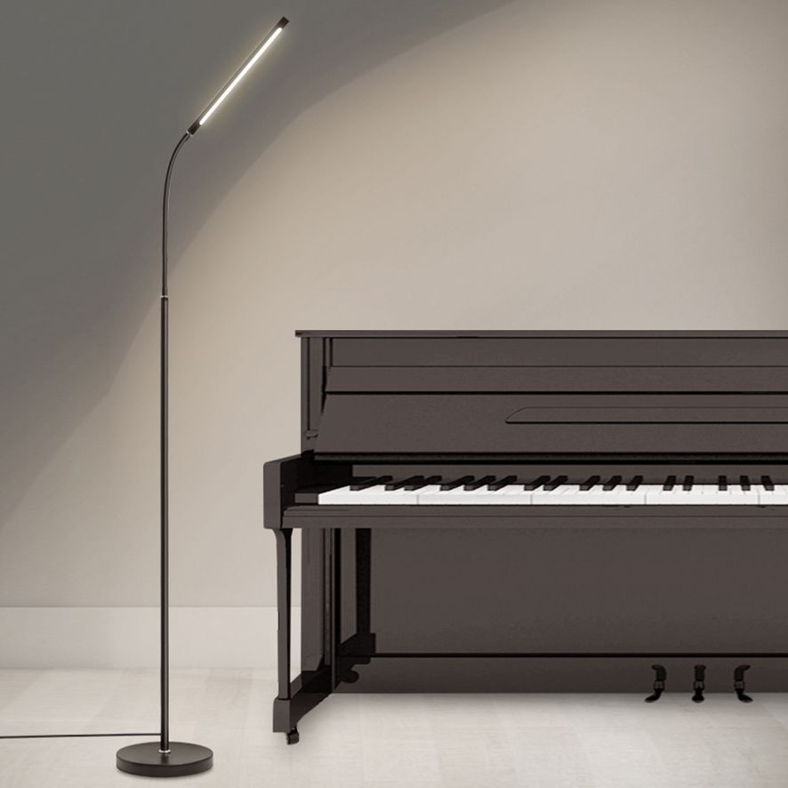 Linear Floor Light Fixtures Modern Style Metal 1 Light Floor Light for Bedroom