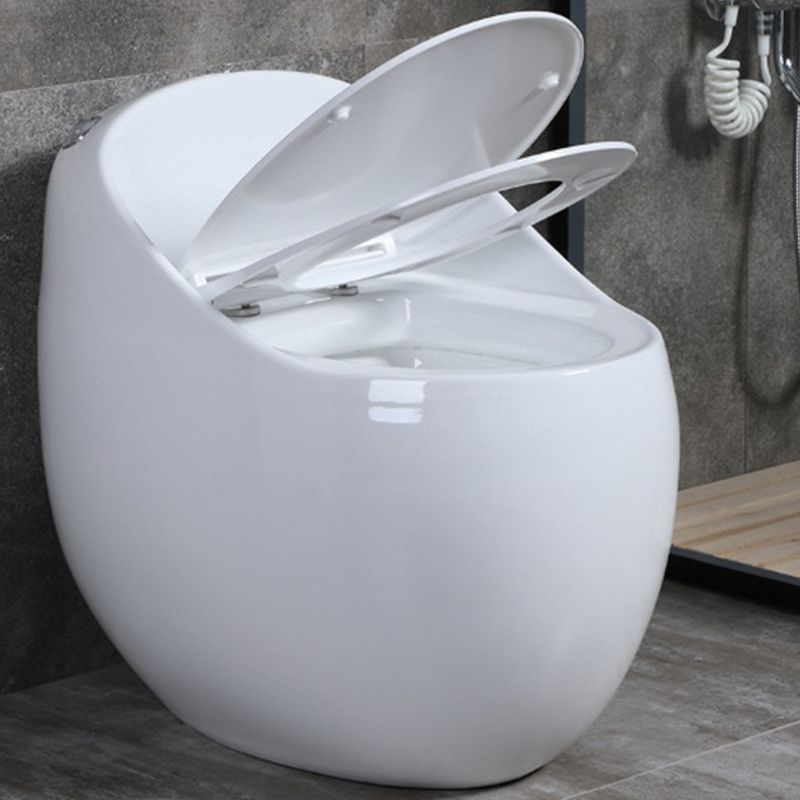 Contemporary 1 Piece Flush Toilet Floor Mounted Toilet Bowl for Bathroom