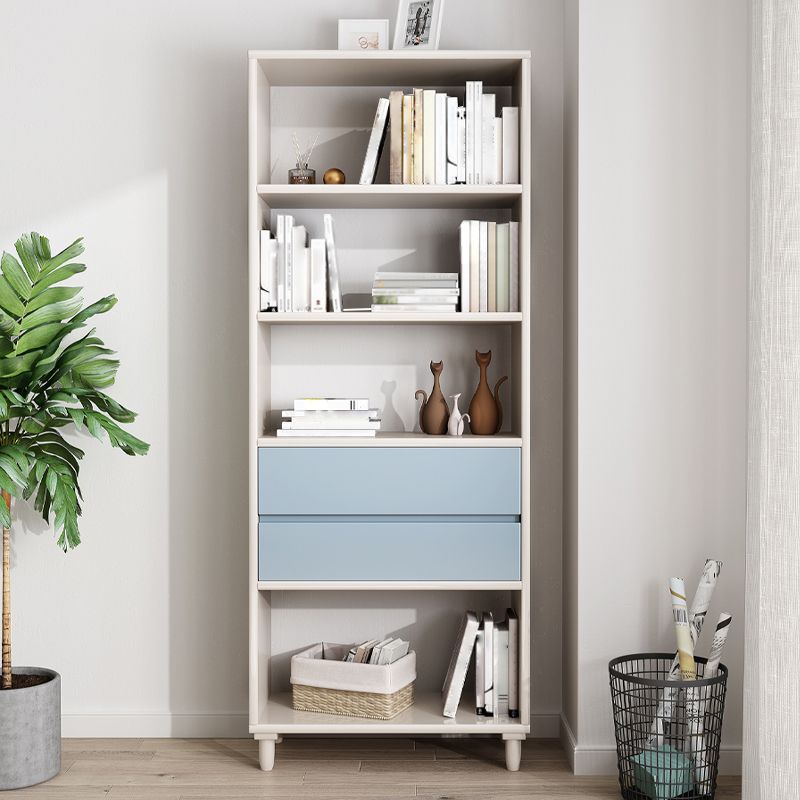 Standard Bookshelf Wooden Shelf Bookcase, 23.62" L x 11.81" W x 66.93" H