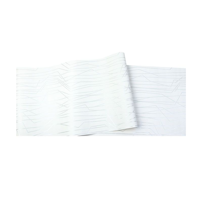 20,5" x 33' minimalistische Tapetenrolle für die Café-Dekoration mit linearem Design in sanften Farben
