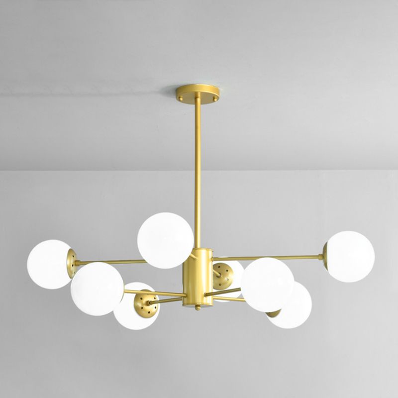 Contemporary Spherical Pendant Chandeliers Glass Chandelier Lighting Fixtures