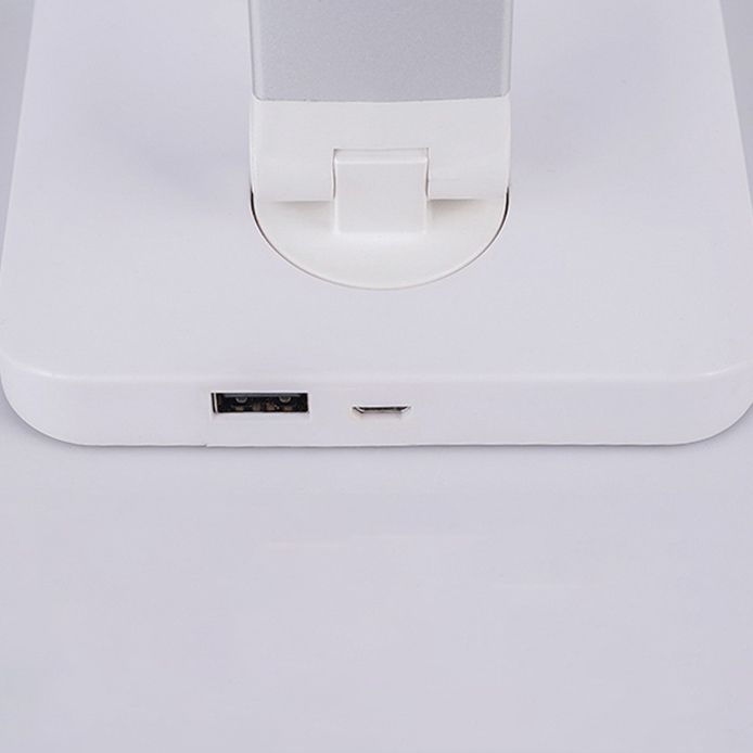 Lámpara de mesa USB con control táctil, Luz de mesa LED de plegado de tareas de metal para dormitorio