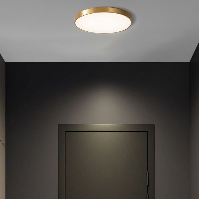 Luminaire de plafond encastré moderne en métal