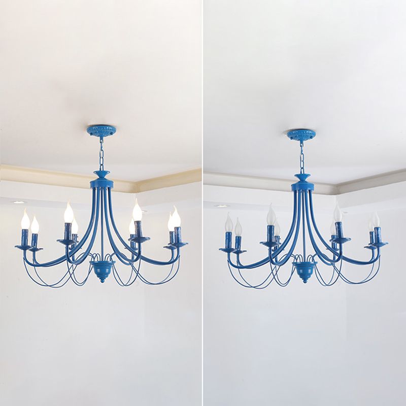 Unique Shape Pendant Chandeliers Contemporary Metal Chandelier Light Fixtures