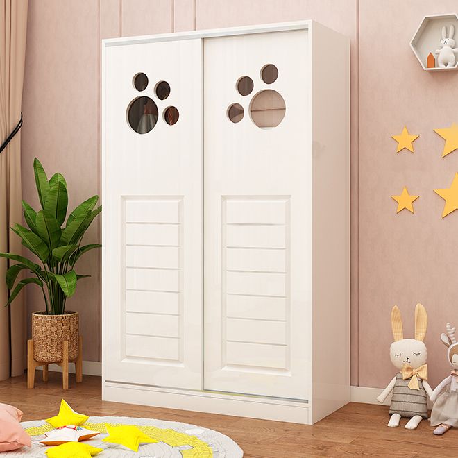 Artificial Wood Hanging Clothes Rack Matte Hanging Clothes Rack