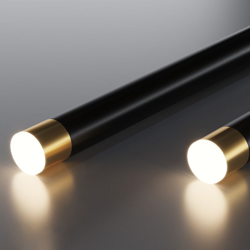 Simplicity LED LED LED Isola Light Metal a 5 teste Sala da pranzo Apparecchiatura di illuminazione sospesa