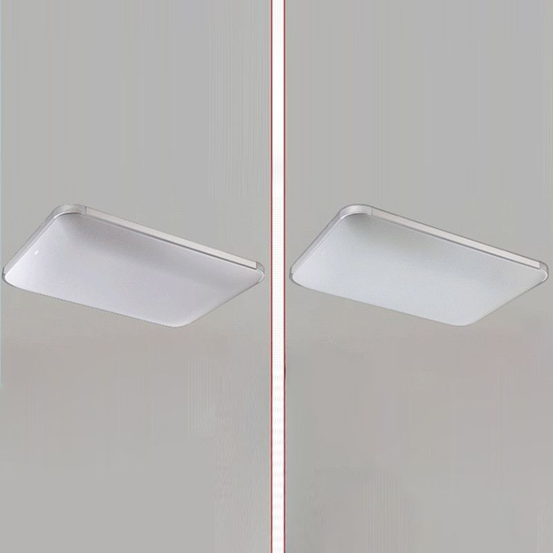 Plafonnier LED en aluminium de style moderne, plafonnier de salon avec 1 lumière