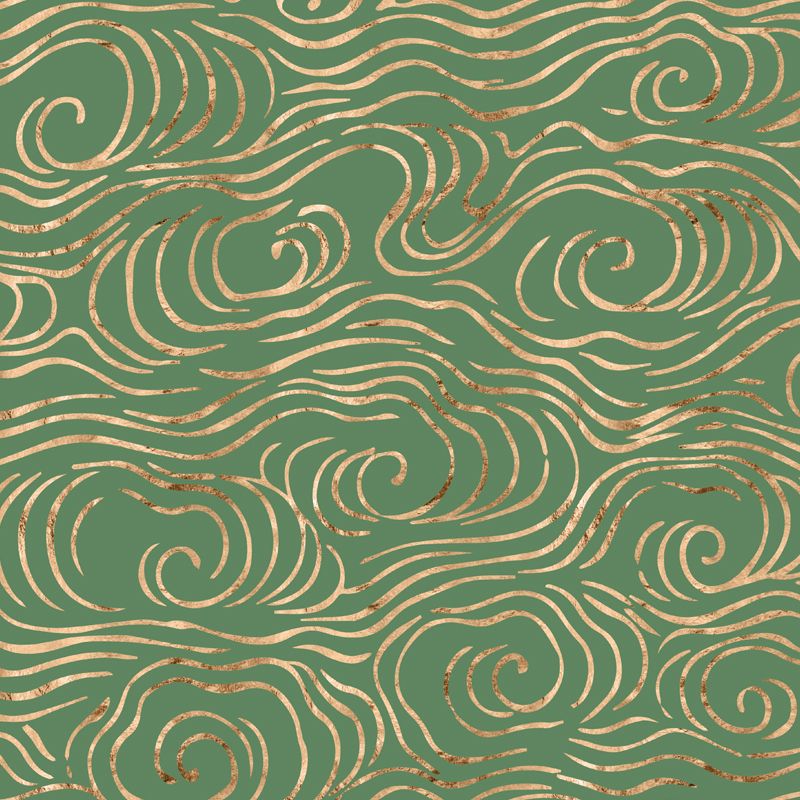 Fashion Moire Pattern Mural Wallpaper Sitting Room Sky View Wall Decor, Custom Printed