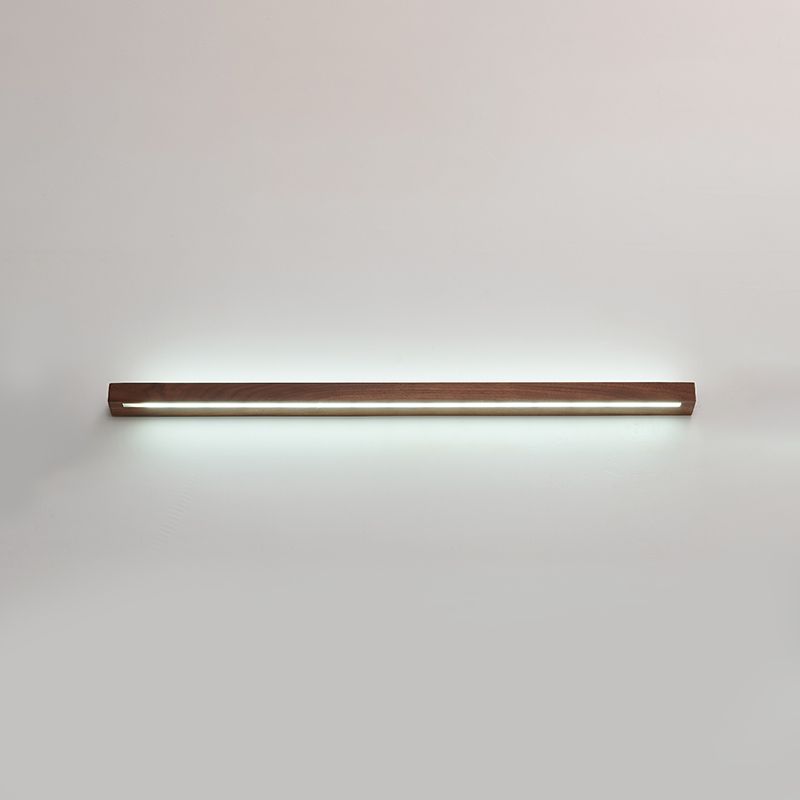 Lámparas de pared lineales contemporáneas de metal 2 luces lámpara de montaje de pared