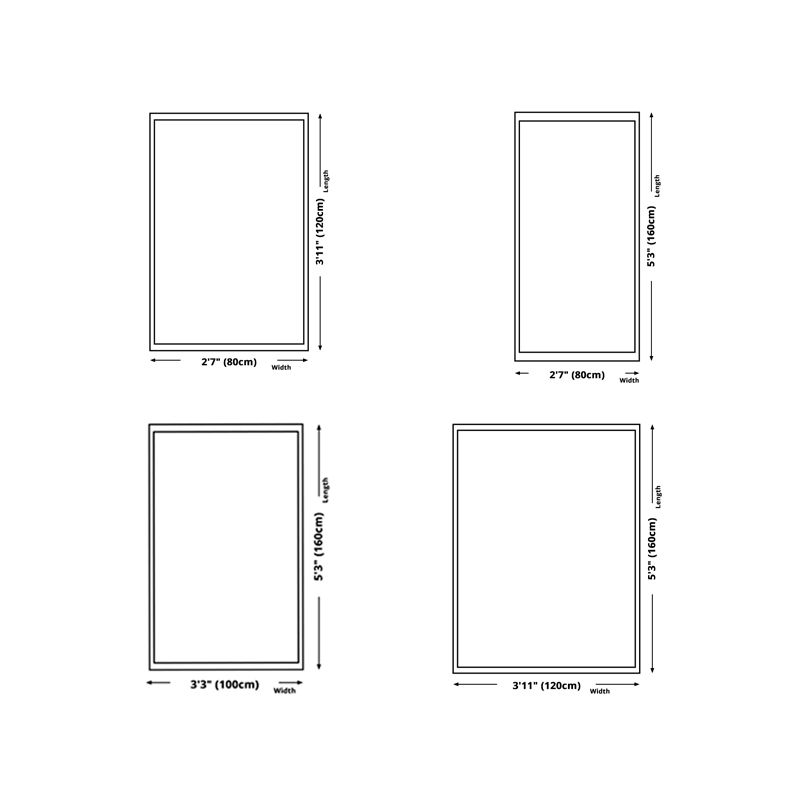 Stylish Traditional Rug Americana Pattern Polyester Area Carpet Non-Slip Backing Rug for Living Room