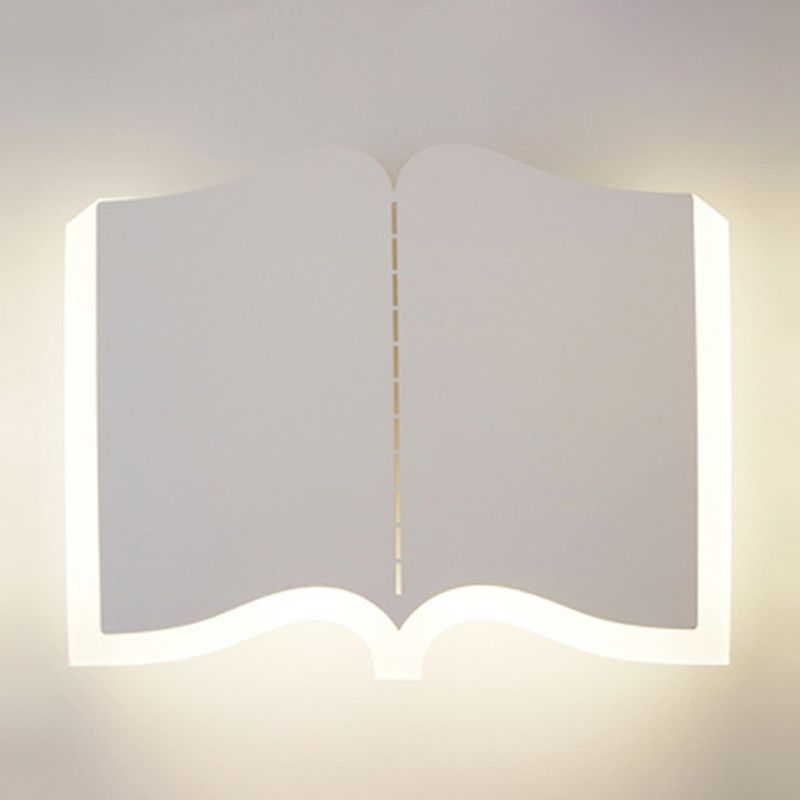 Buch Schatten Metall Wandleuchten moderner Stil 1 Leichtem Wandmontage Beleuchtung
