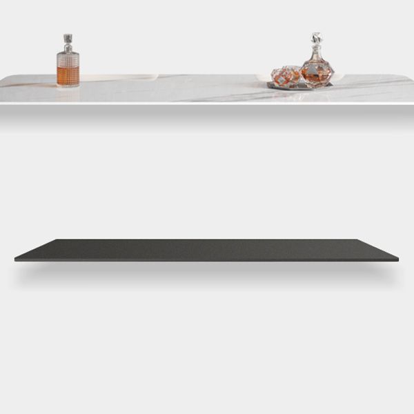 Gold Pedestal Casual Dining Table Traditional Luxury Rectangle Dining Table