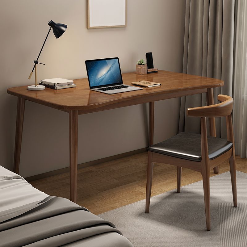 29.25 Inch Height Solid Wood Writing Desk Industrial Office Desk