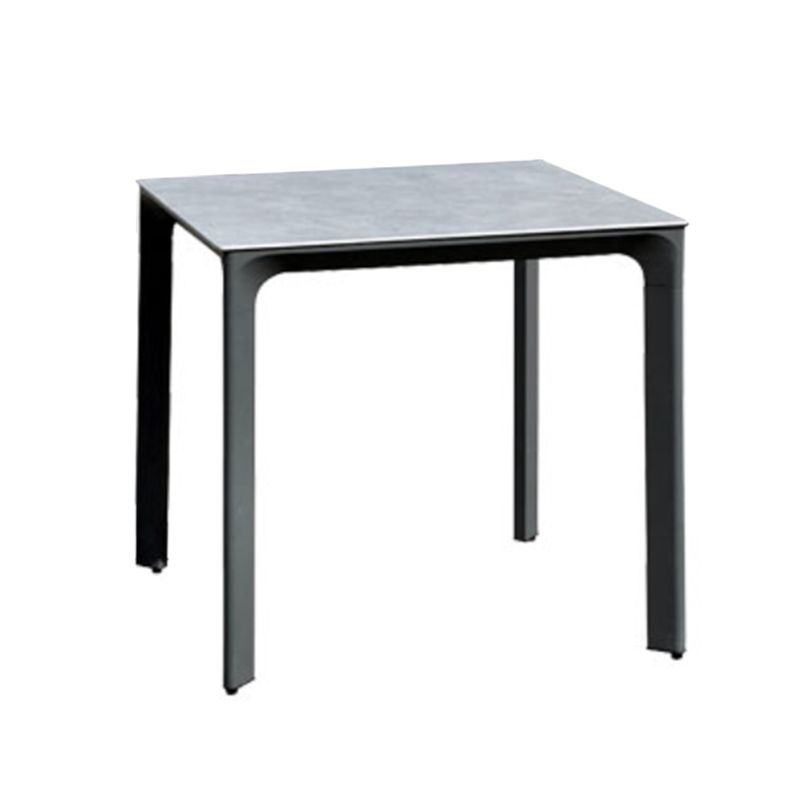 Industrial Aluminum Frame Patio Table Water and Fire Resistant Patio Table