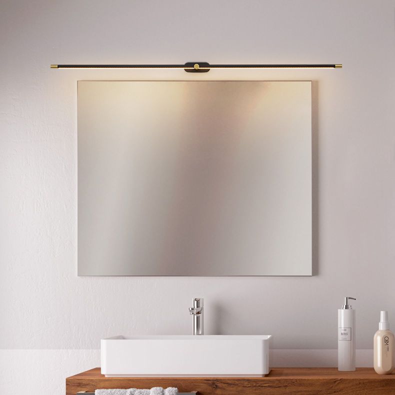 Elongated Sconce Light Fixture Minimalist Style LED Metal Wall Mount Light Fixture