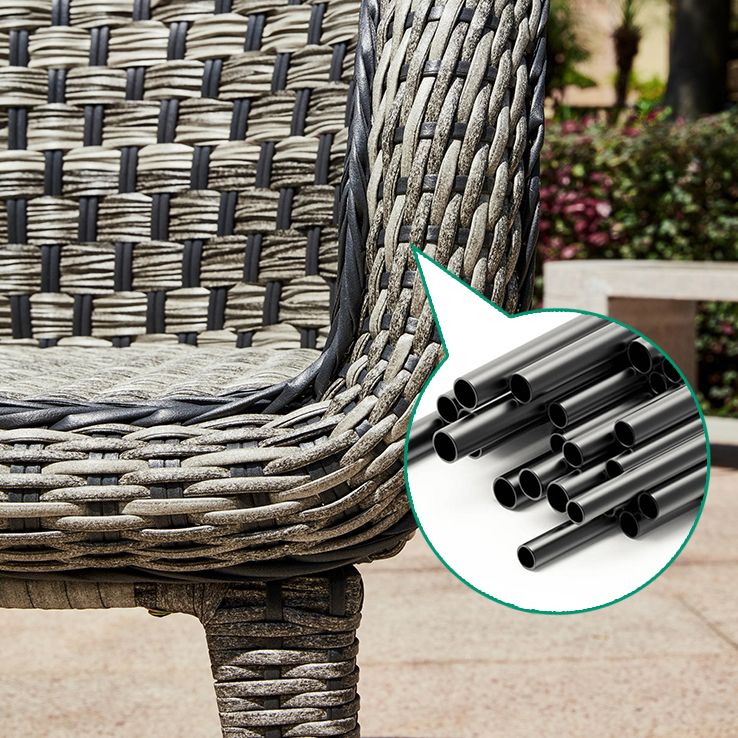 Wicker Bistro Set for Small Places 1/2/3/4/5 Pcs Contemporary Bistro Table Set