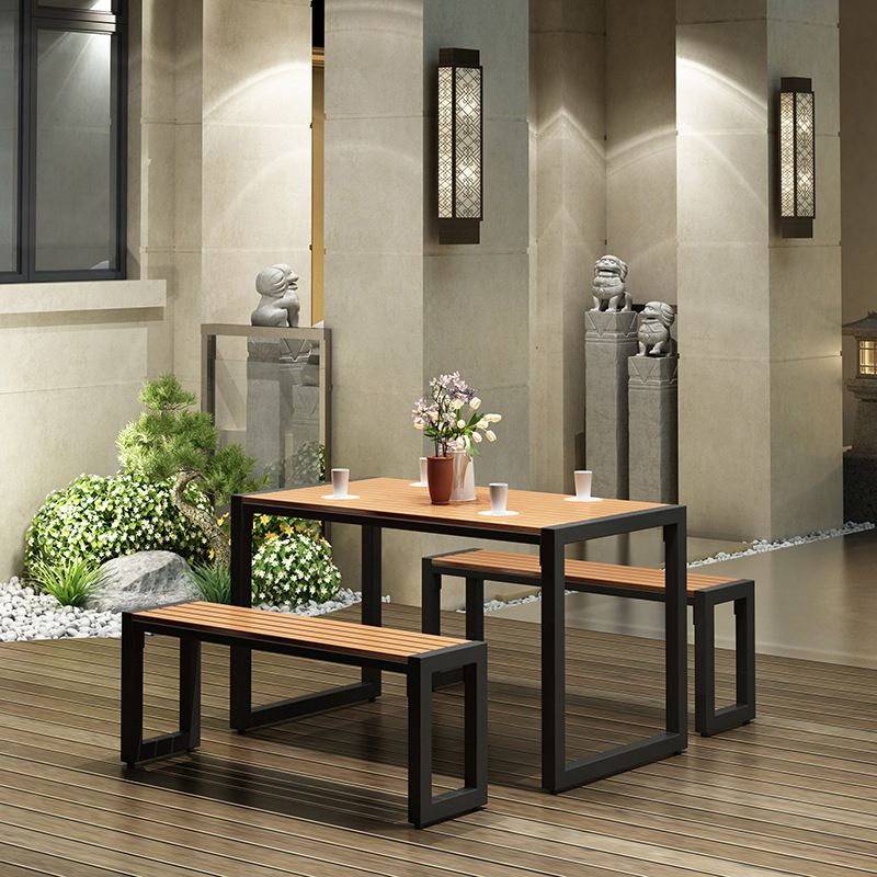 Modern Wood Dining Table Set 1/3/5 Pieces Dining Room Set for Home Use