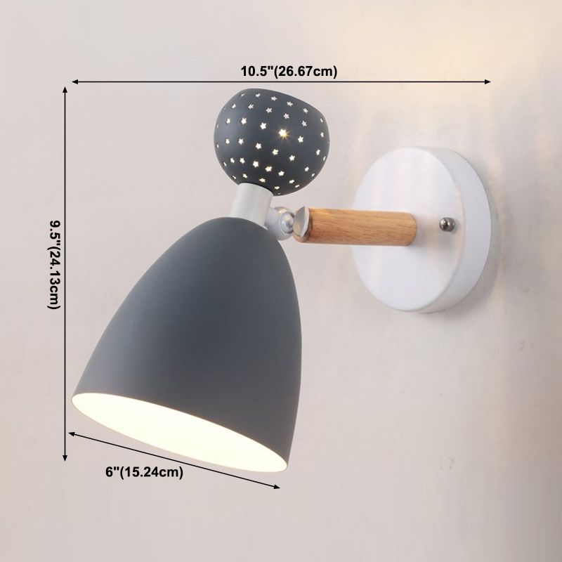 Mur en métal de style nordique clair