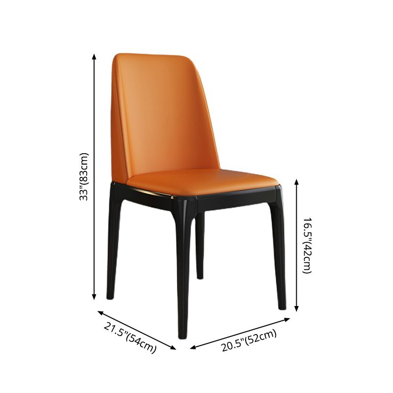 Ensemble de chaises en bois pour salle à manger et cuisine scandinave Glam, ensemble de chaises d'appoint à dossier solide