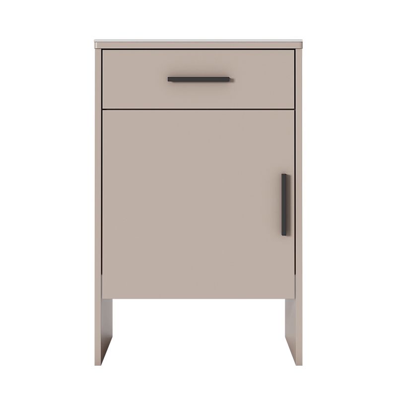 Modern Stone Top Accent Cabinet with Drawer Storage Cabinet 18.9" Long