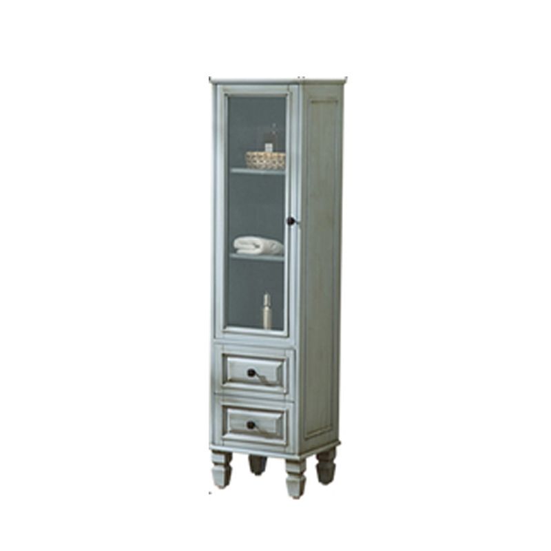 Mid-Century Modern Accent Cabinet Rectangle Cabinet with Storage