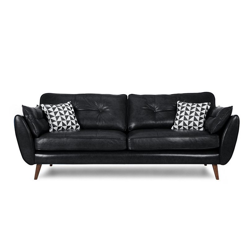 Glam Tufted Split-Back Standard Living Room Pillow Top Arm Sofa