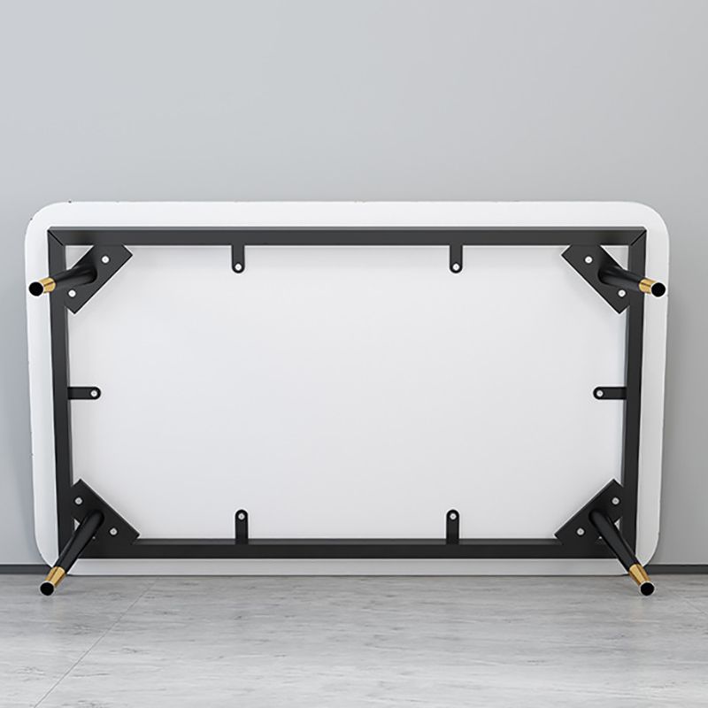 Four Legs Coffee Table Modern Minimalist Coffee Table for Living Room