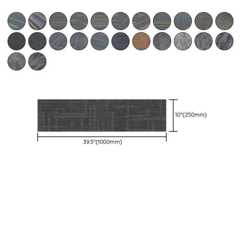 Gray Tone Level Loop Carpet Tile Self Adhesive Indoor Office Carpet Tile