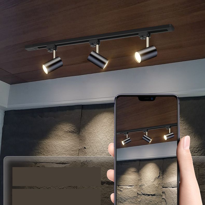 Nieuwe moderne lineaire track verlichting metalen plafond licht armatuur met 3 Spotlights