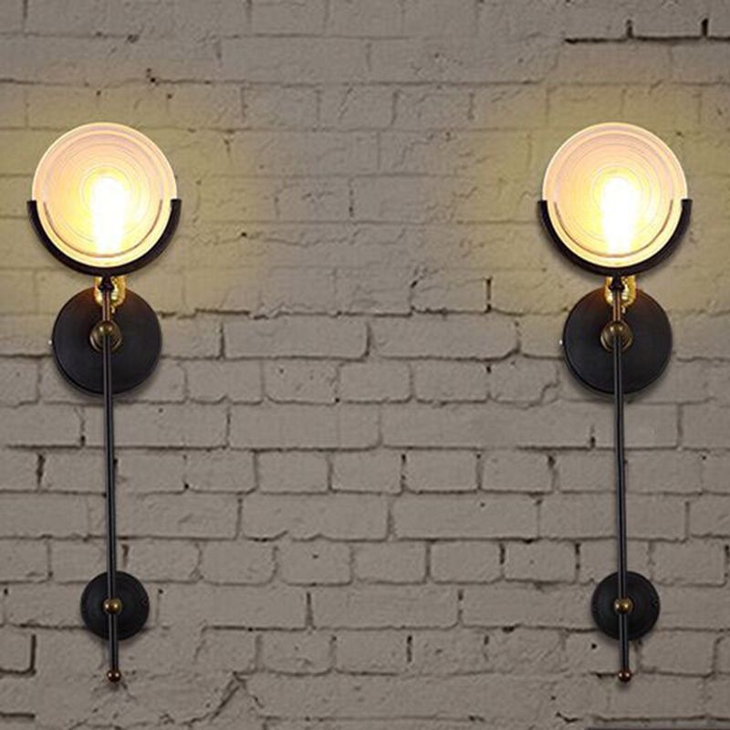 Vintage Industrial Disc Wand Monting Lighting Glaswandmontage Beleuchtung für Bett