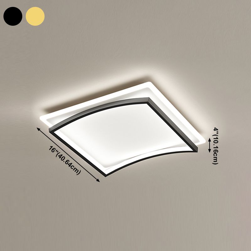 Iluminación de montaje empotrado Simplicity con luces de techo LED empotradas con pantalla acrílica