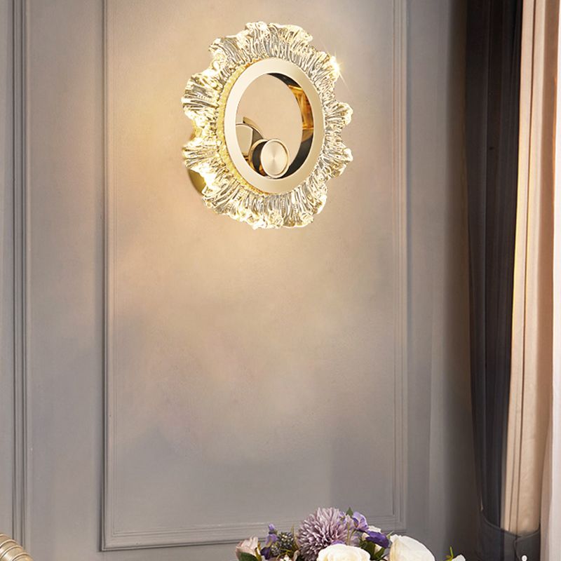 Luz lujosa LED LED LIGHT POSTMODERN METAL ORO Sala de estar Luz de la pared de la pared