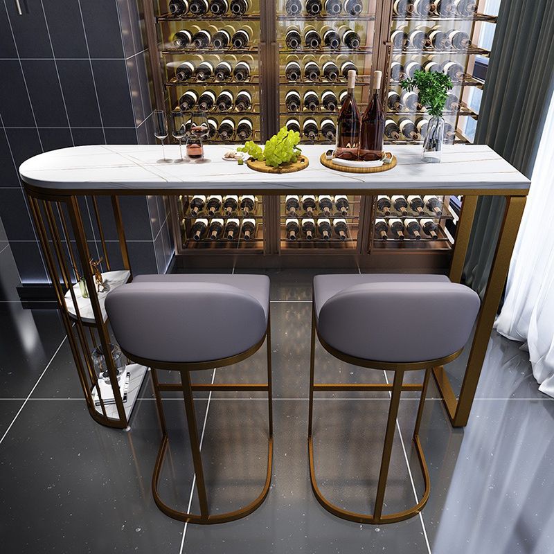 Modern Bar Table Bar Height Specialty Pub Table for Indoor and Breakroom