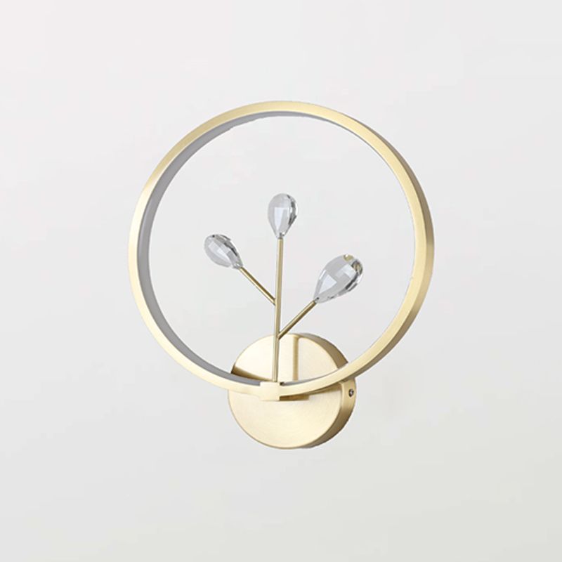 Runde Schatten Metall Wandleuchte modern