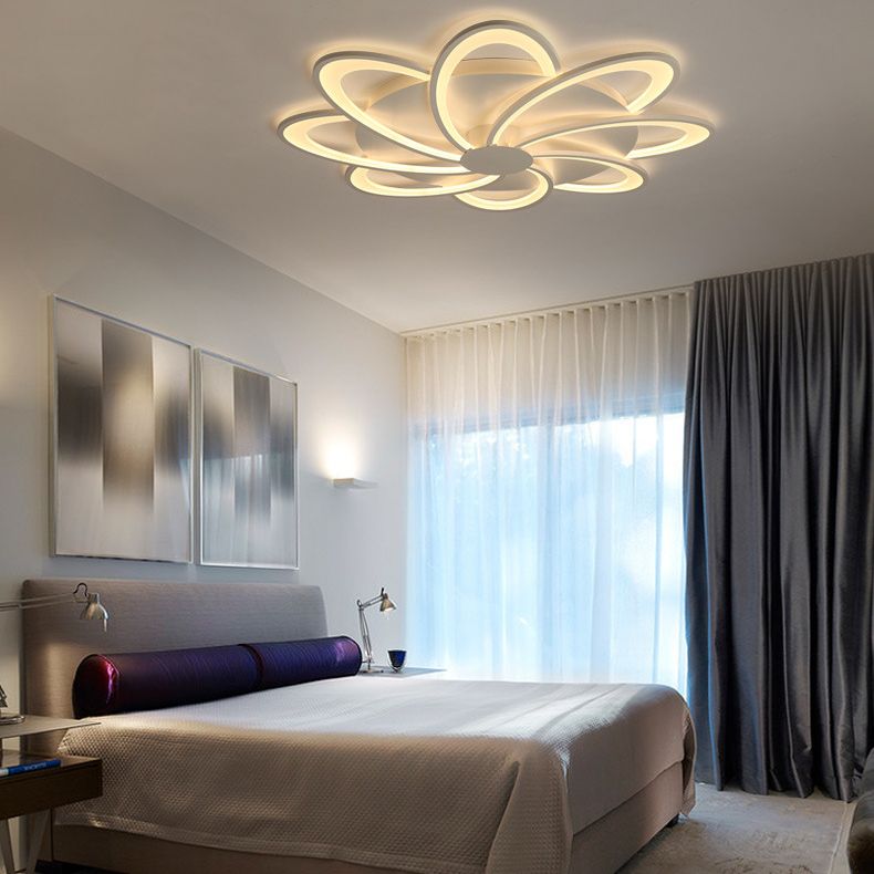 Plafonnier LED multi-lumières de Style moderne, luminaire décoratif d'intérieur, idéal pour un salon