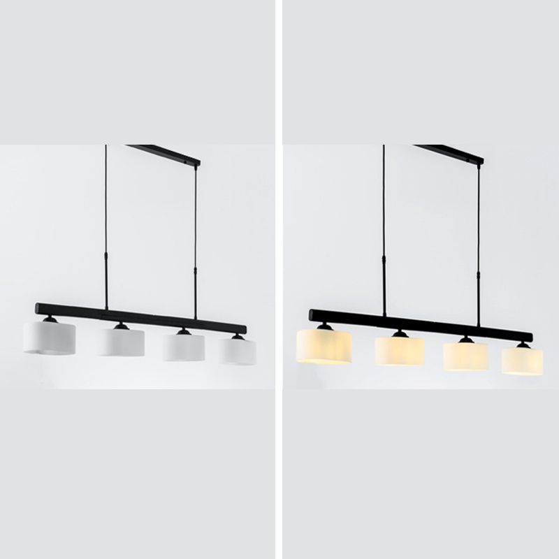 Industrial Linear Chandelier Multi-Light Pendant Coffee Shop Reataurant Light Indoor Light