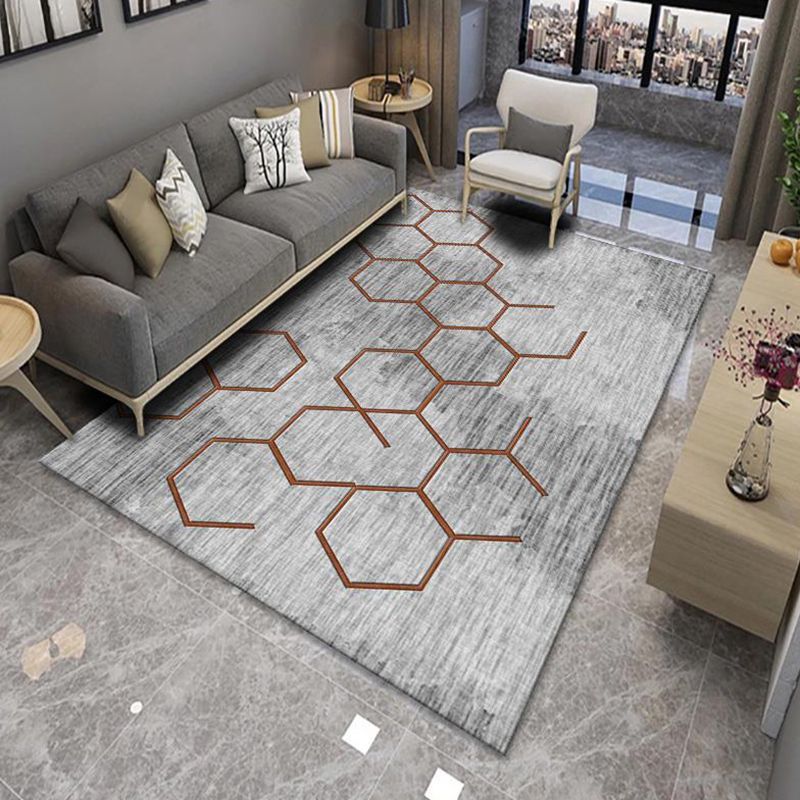 Simplicité Résumé Tapis d'art Polyester Tapis résistant résistant à la tache résistante pour décoration domestique