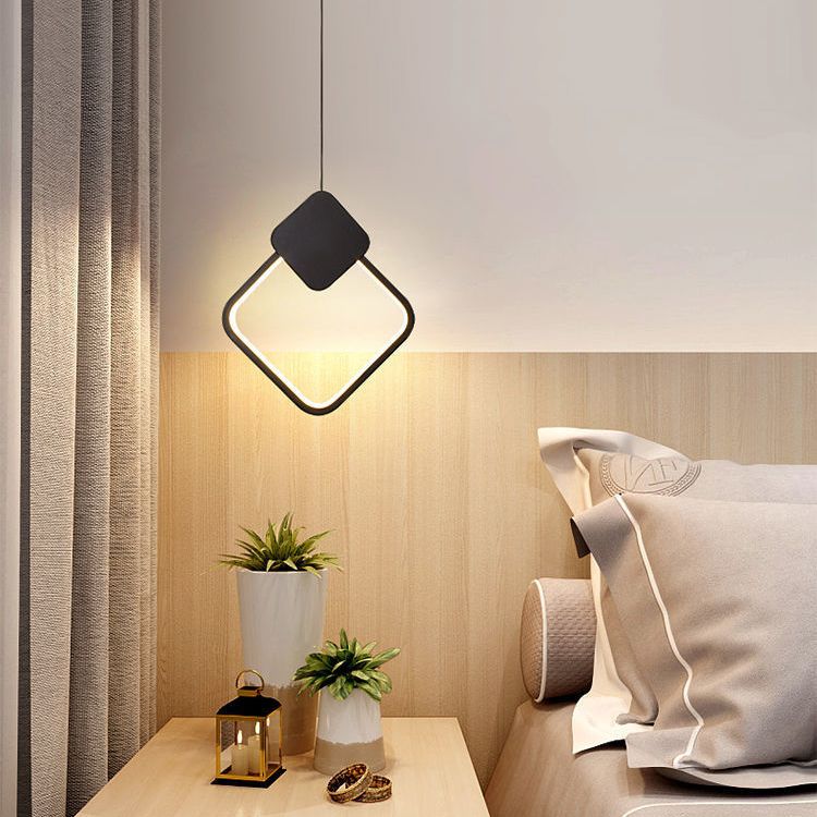 Simple Contemporary Single Head Pendant LED Pendant for Bar Study Room