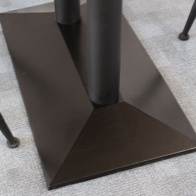 1/4 Pieces Table and Stool Set Solid Wood Pub Dining Set for Dining Room