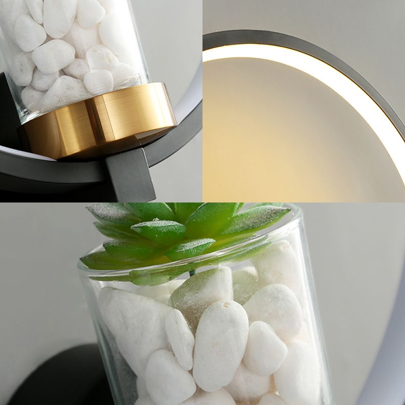 Black acrylique Mur Mound anneau LET