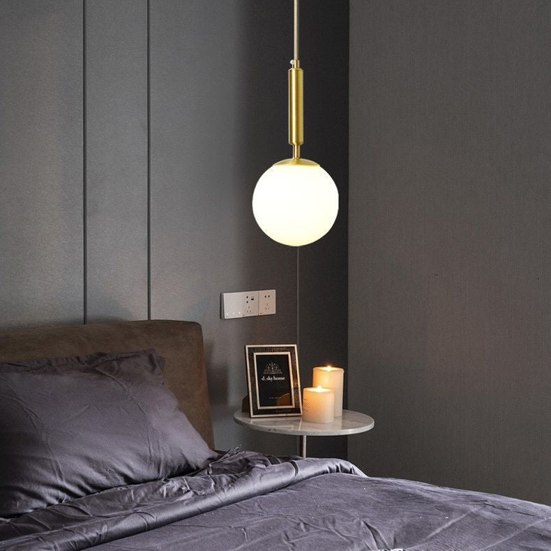 Globale hängende Leuchten modernes Glas 1 Lichtheizlicht Lichter