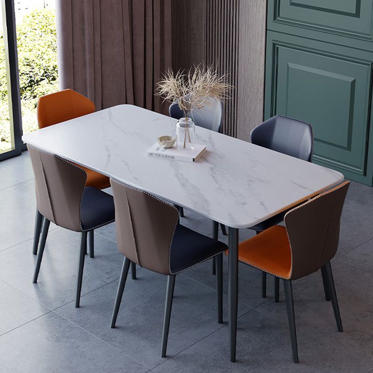 Modern 1/2/5/7 Pieces Dining Set Rectangle Dining Room Table Set