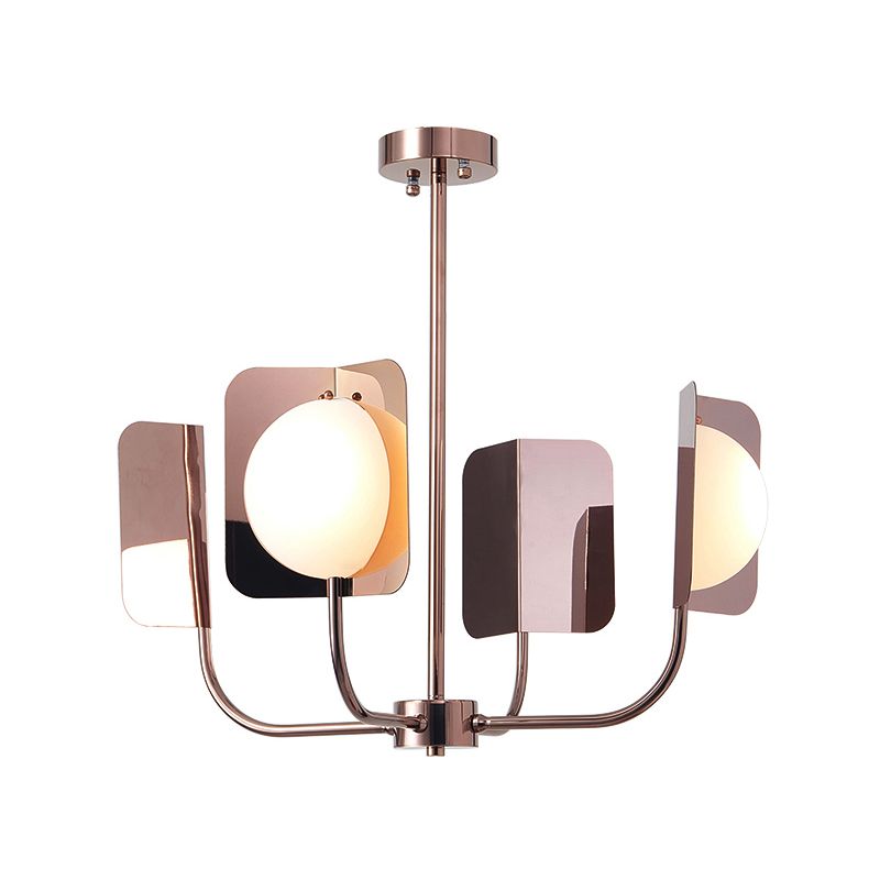 Postmodern Style Chandelier Light Metal Acrylic Pendant Light for Living Room