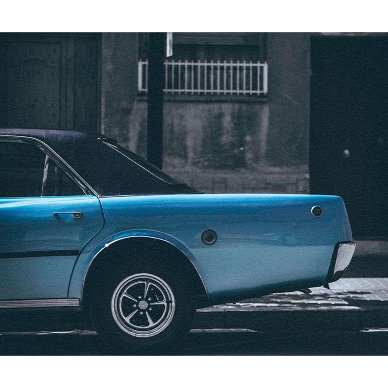 Stain-Resistant Car Mural Wallpaper Wall Art for Fitness Club Decoration